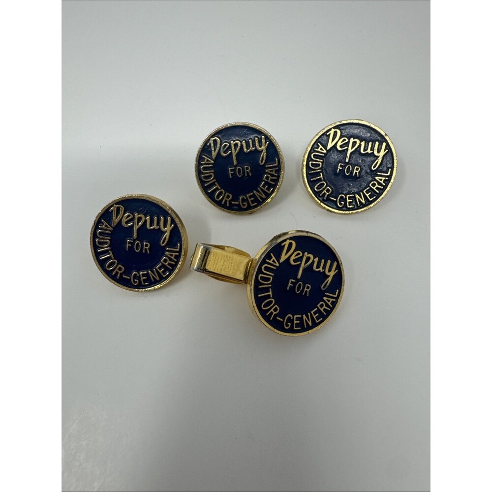 4x Deputy Auditor General Political Election Tie Bar Clip Pin Ba1968 PA
